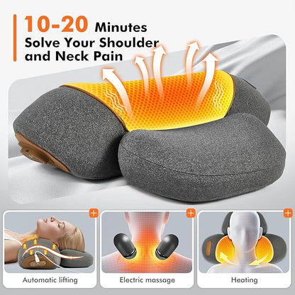 Comofit NeckRest — Heated Cervical Traction Pillow with Graphene Therapy